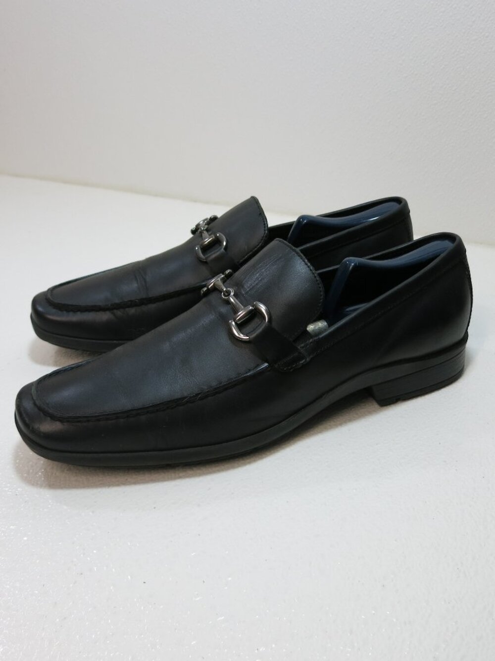 Kenneth Cole Reaction Horse Bit Polished Leather Dress Loafer Men's Footwear 11
